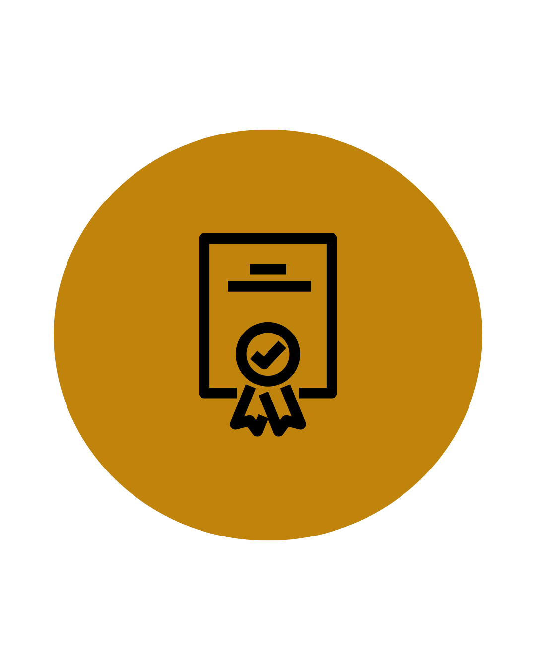 Licensed and experienced team icon