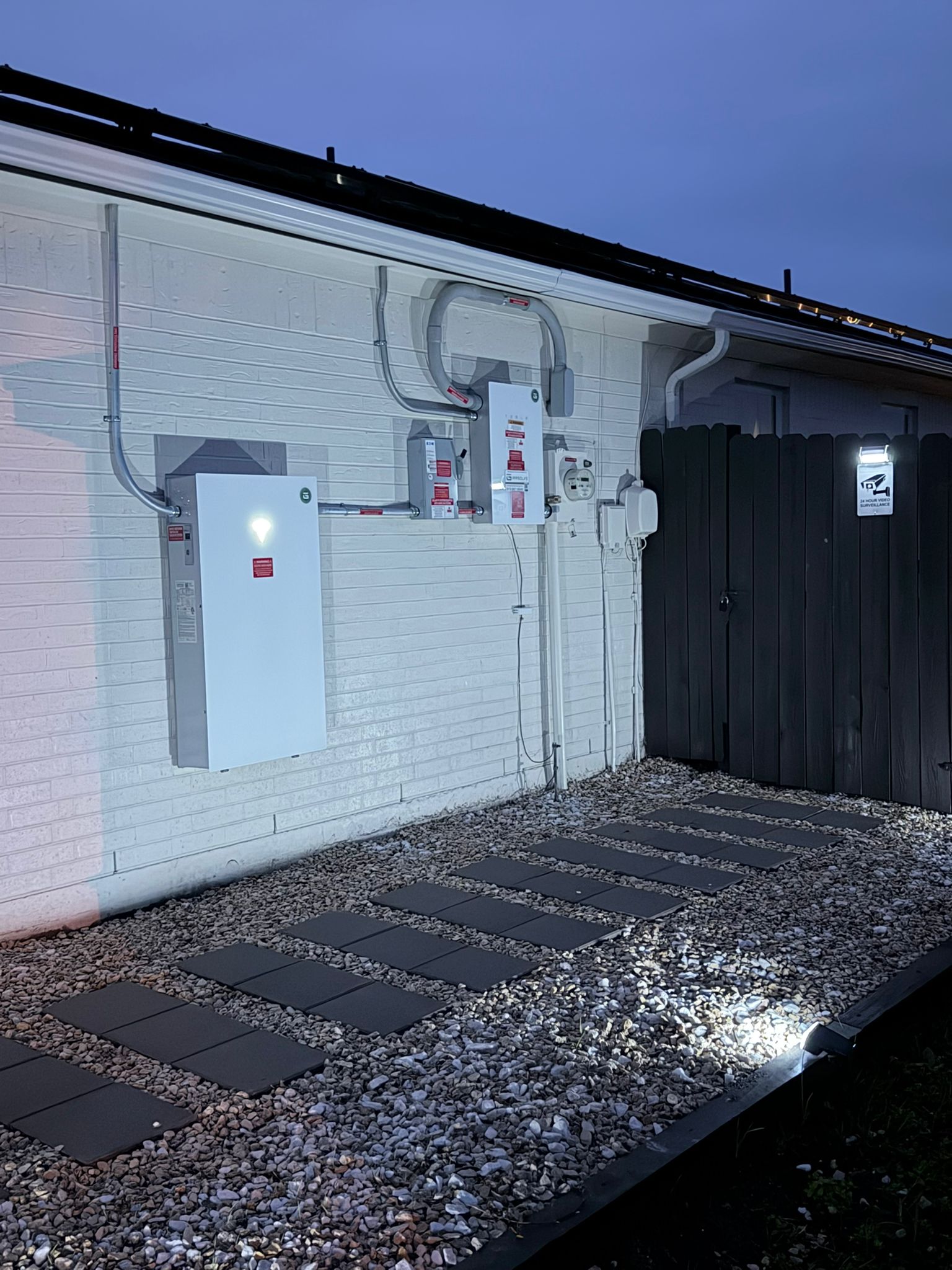 Solar panel installation